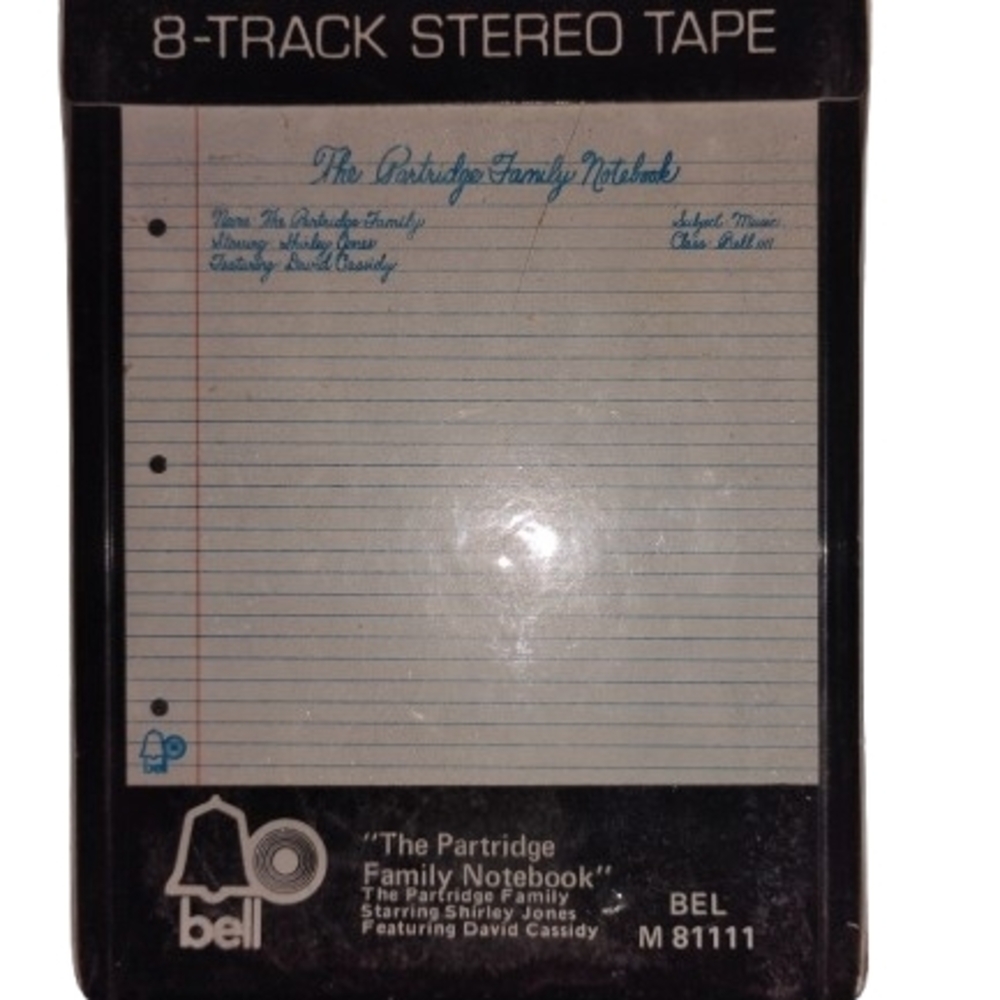 New The Partridge Family The Partridge Family Notebook 8 Track Tape 1972